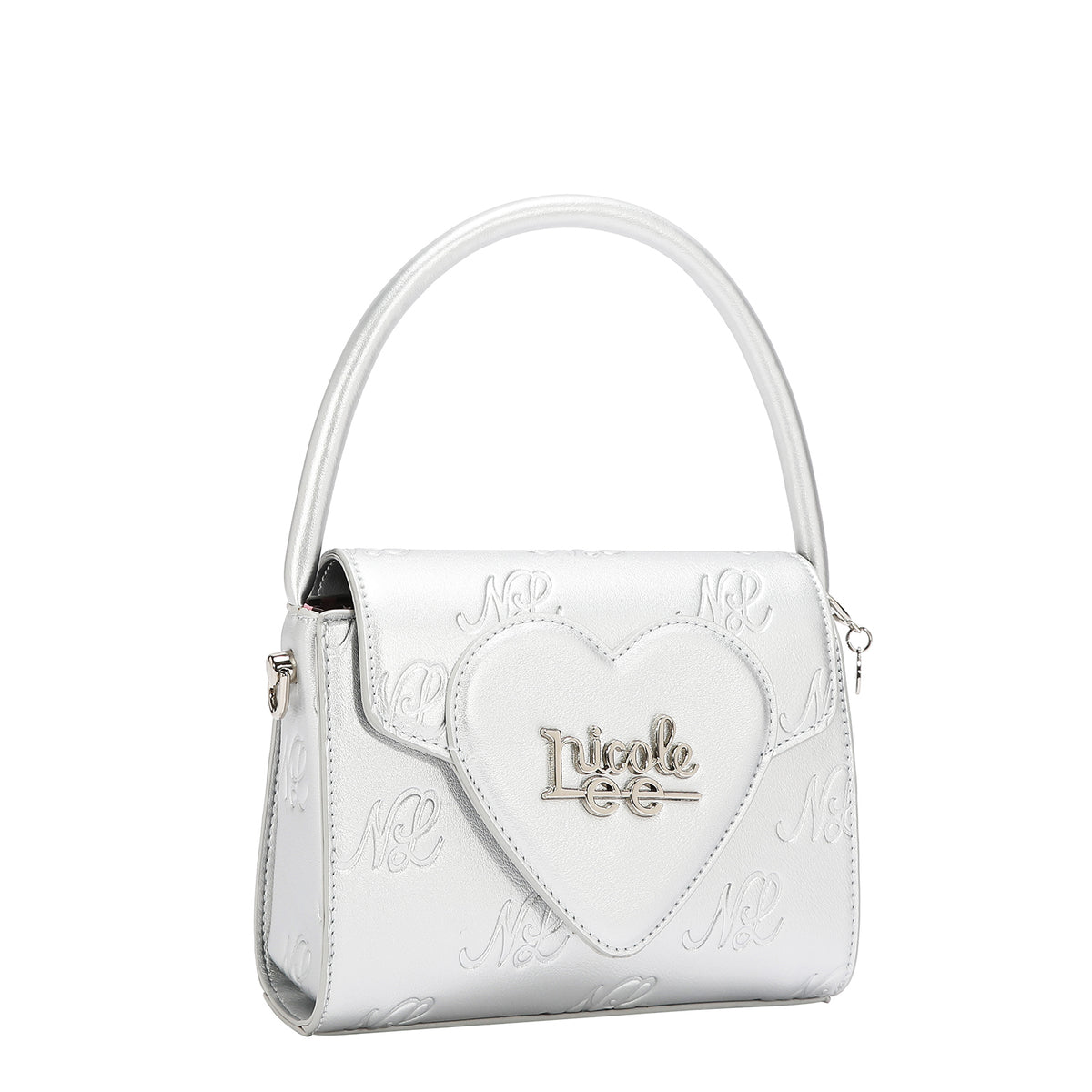 EMBOSSED NL CURVE SMALL TOP HANDLE BAG
