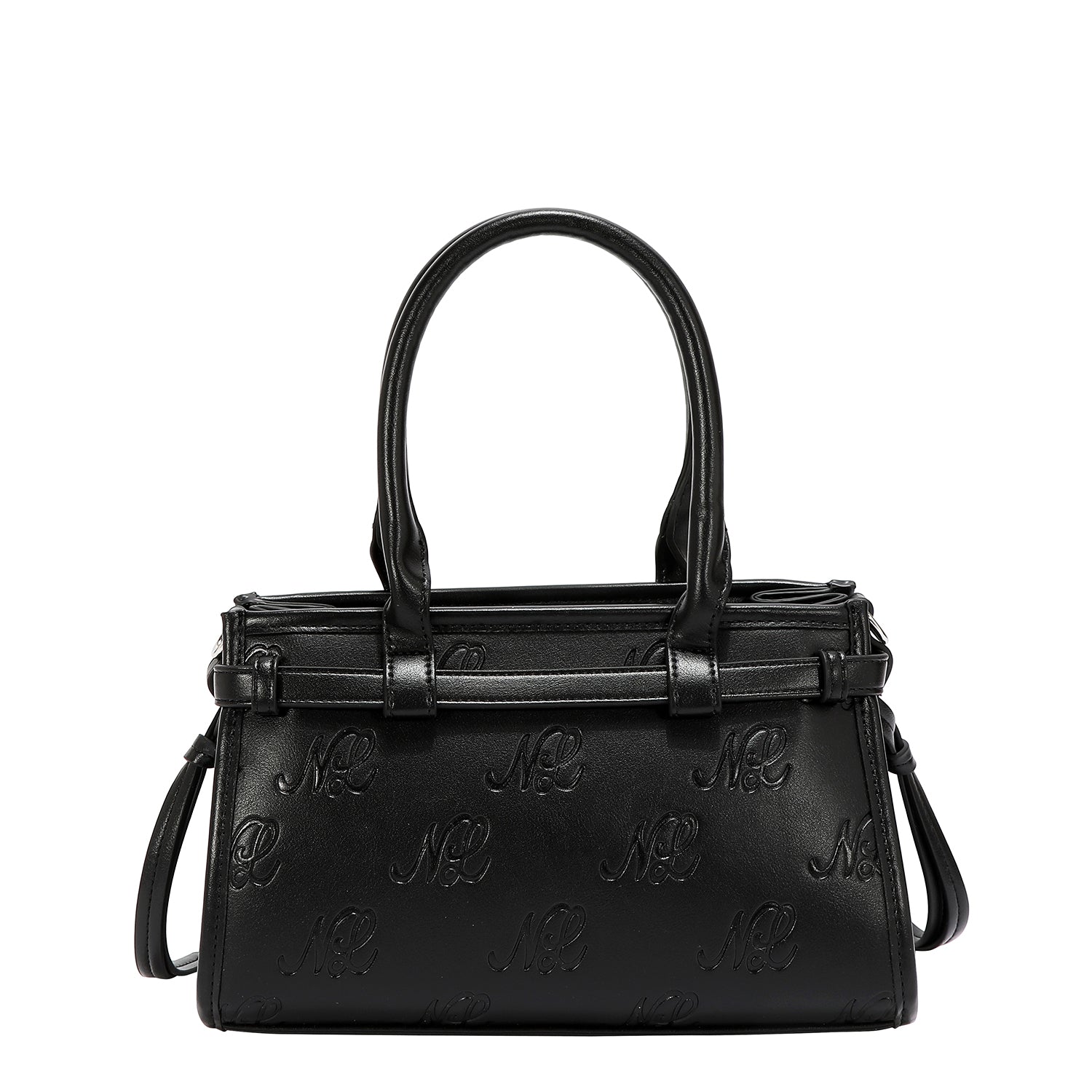 EMBOSSED NL CURVE SMALL TOTE BAG