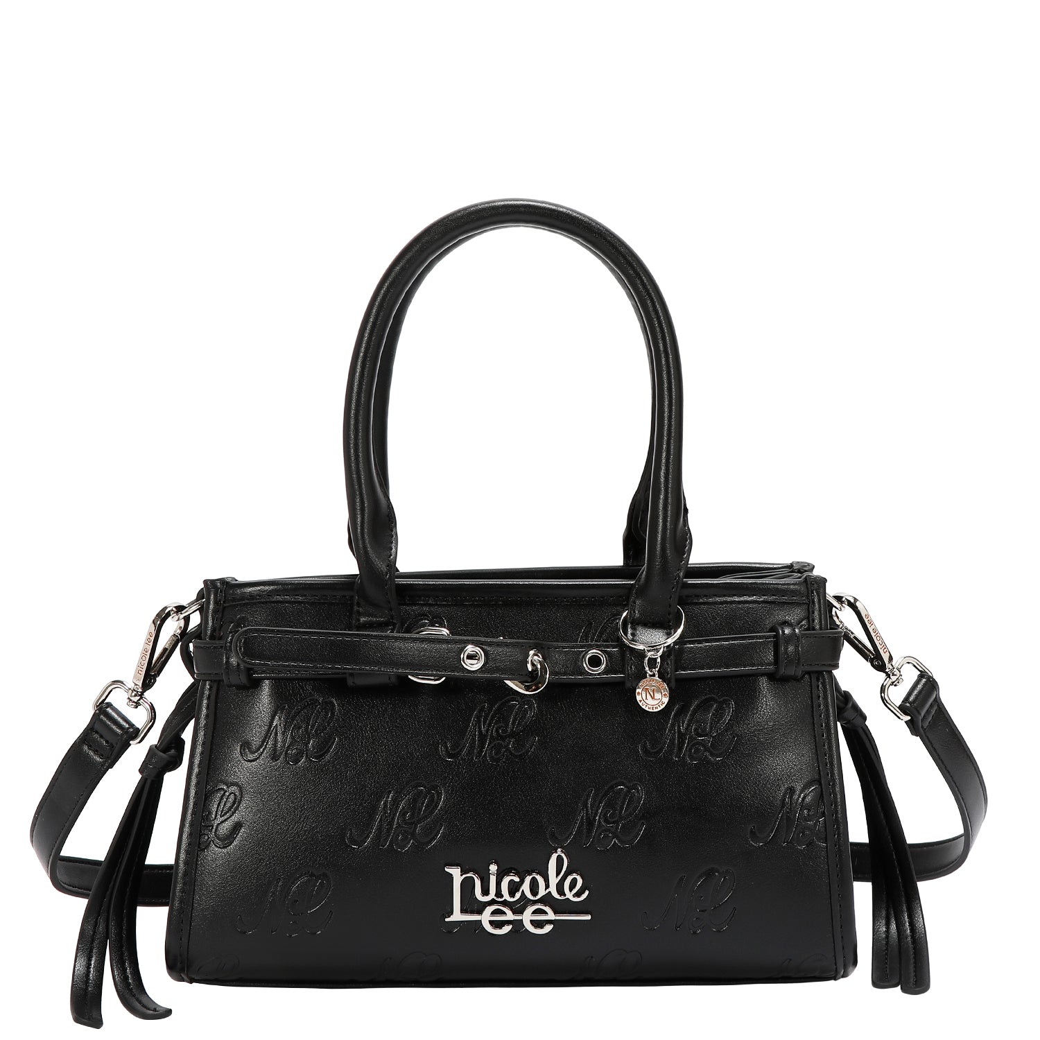 EMBOSSED NL CURVE SMALL TOTE BAG