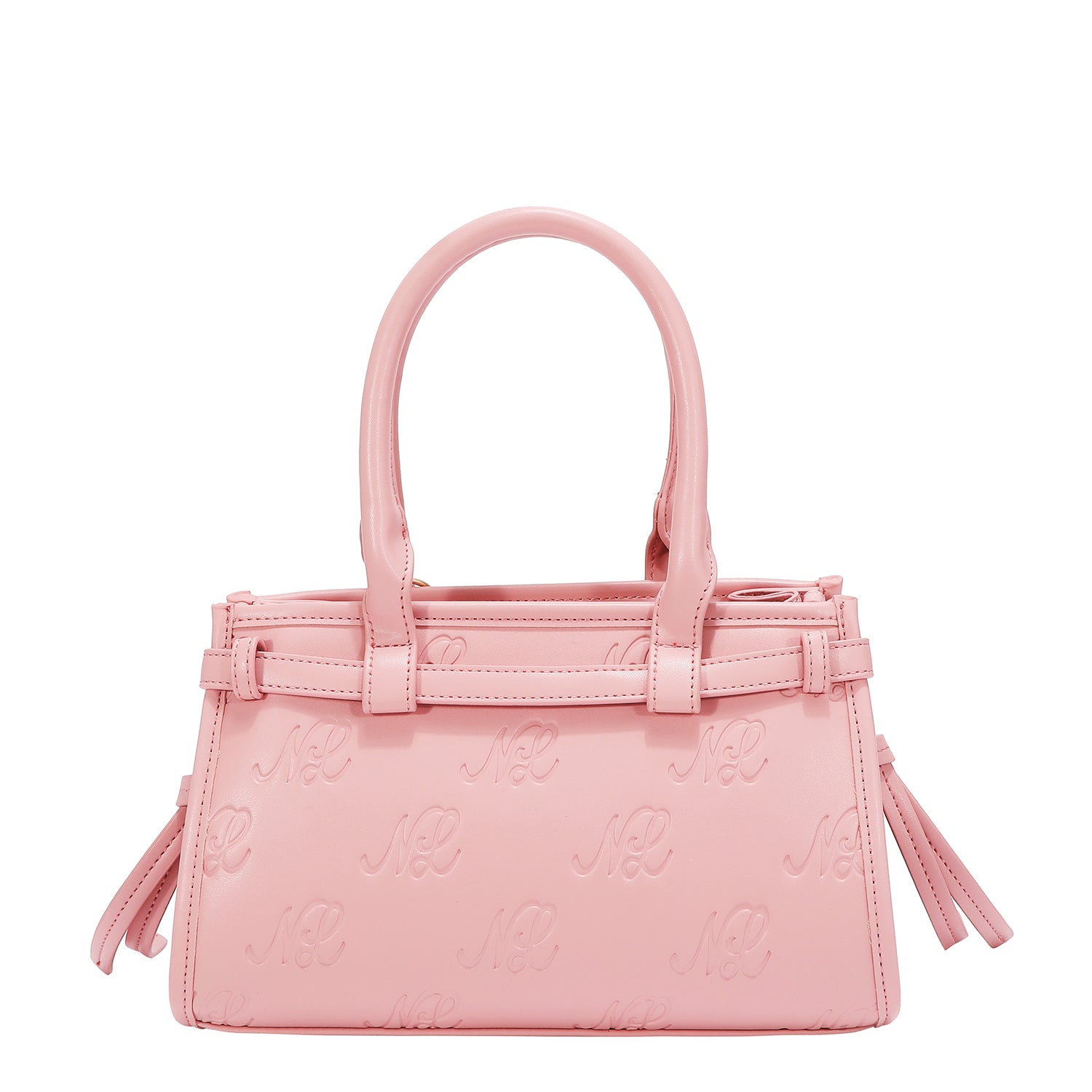 EMBOSSED NL CURVE SMALL TOTE BAG