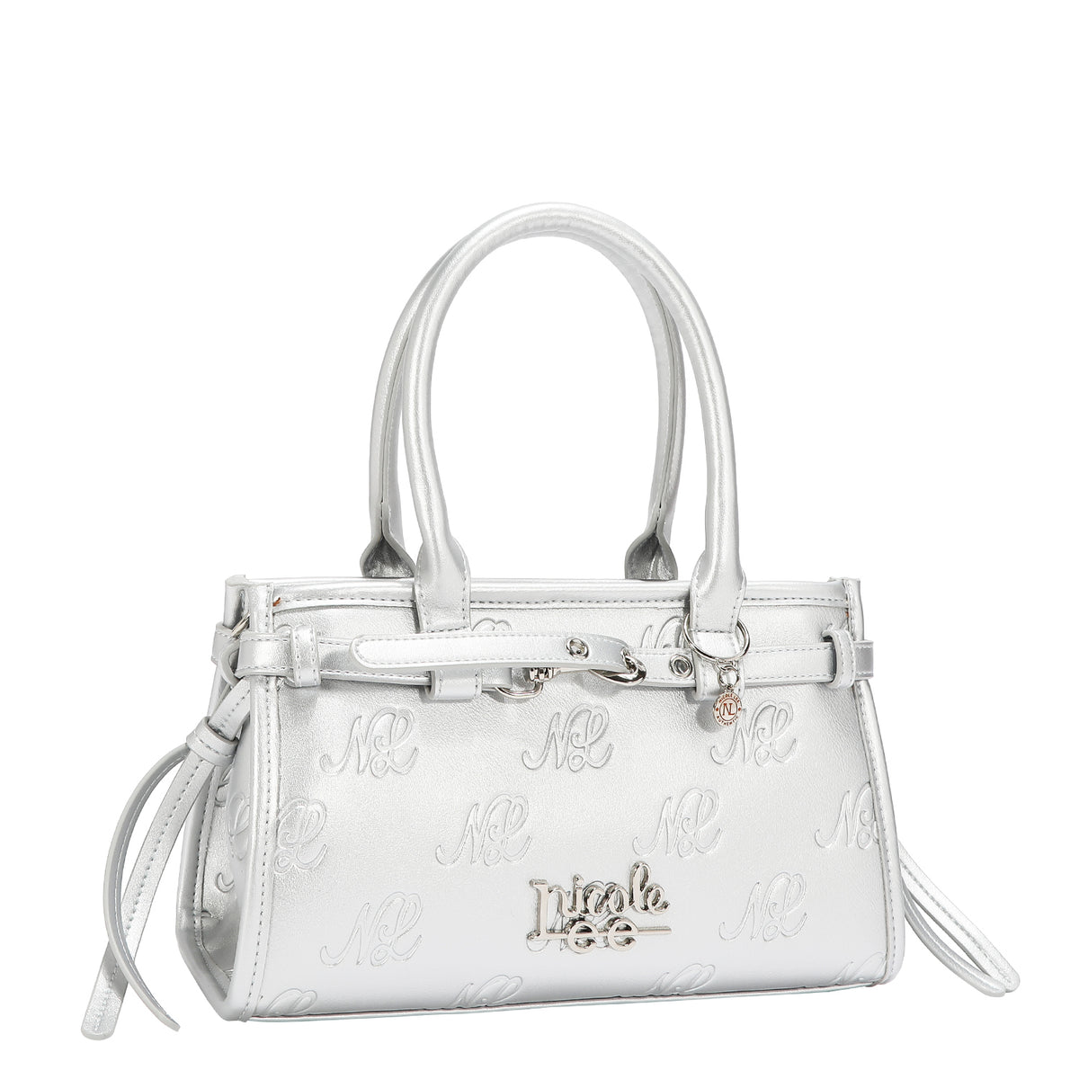 EMBOSSED NL CURVE SMALL TOTE BAG