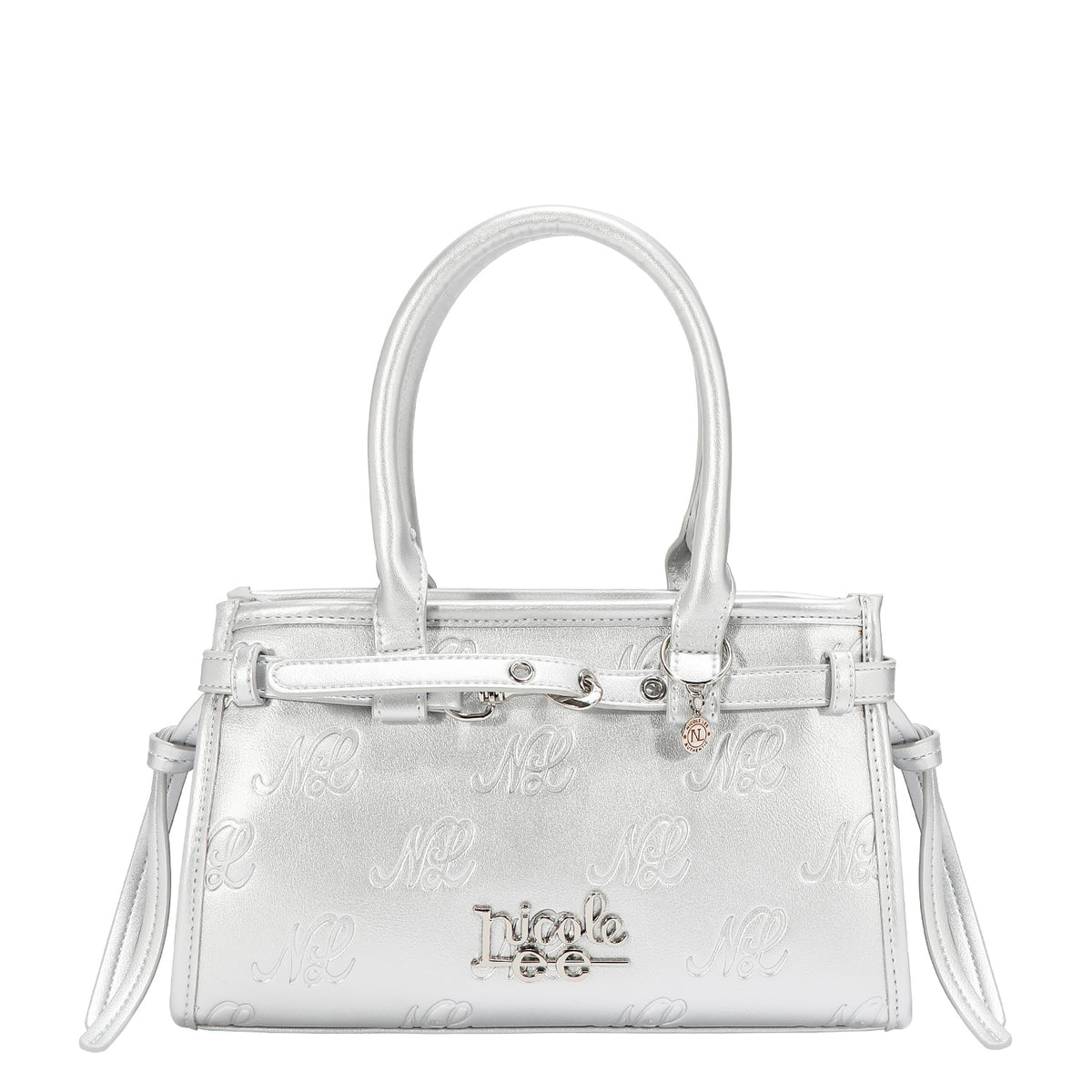 EMBOSSED NL CURVE SMALL TOTE BAG