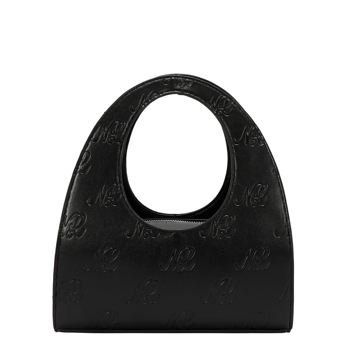 EMBOSSED NL CURVE  HANDBAG