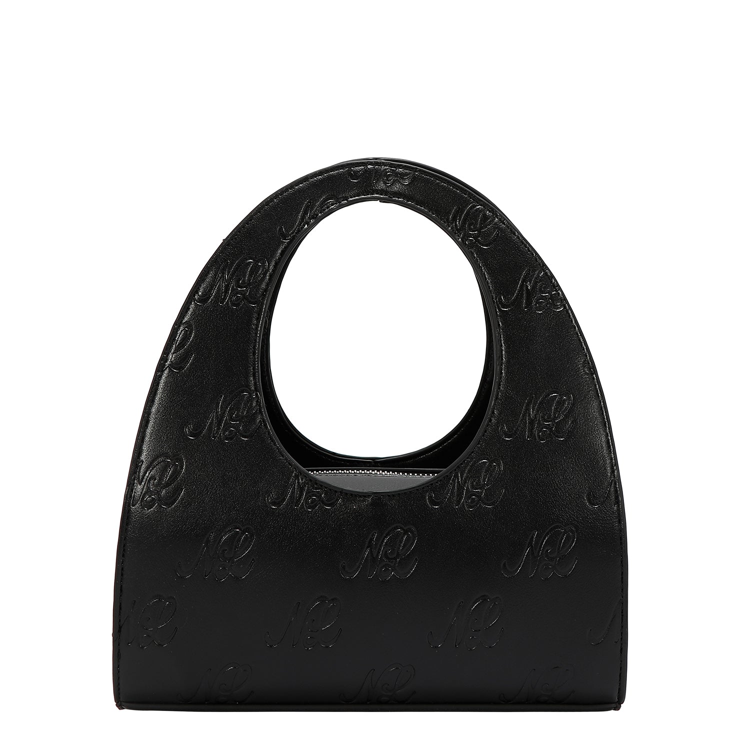 EMBOSSED NL CURVE  HANDBAG