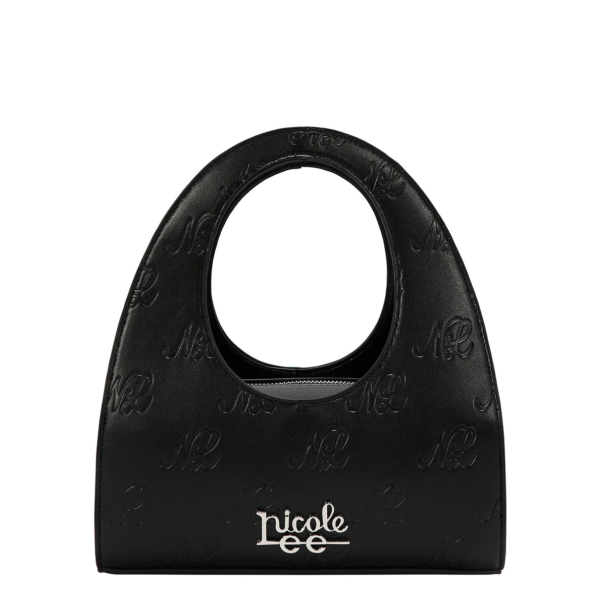 EMBOSSED NL CURVE  HANDBAG