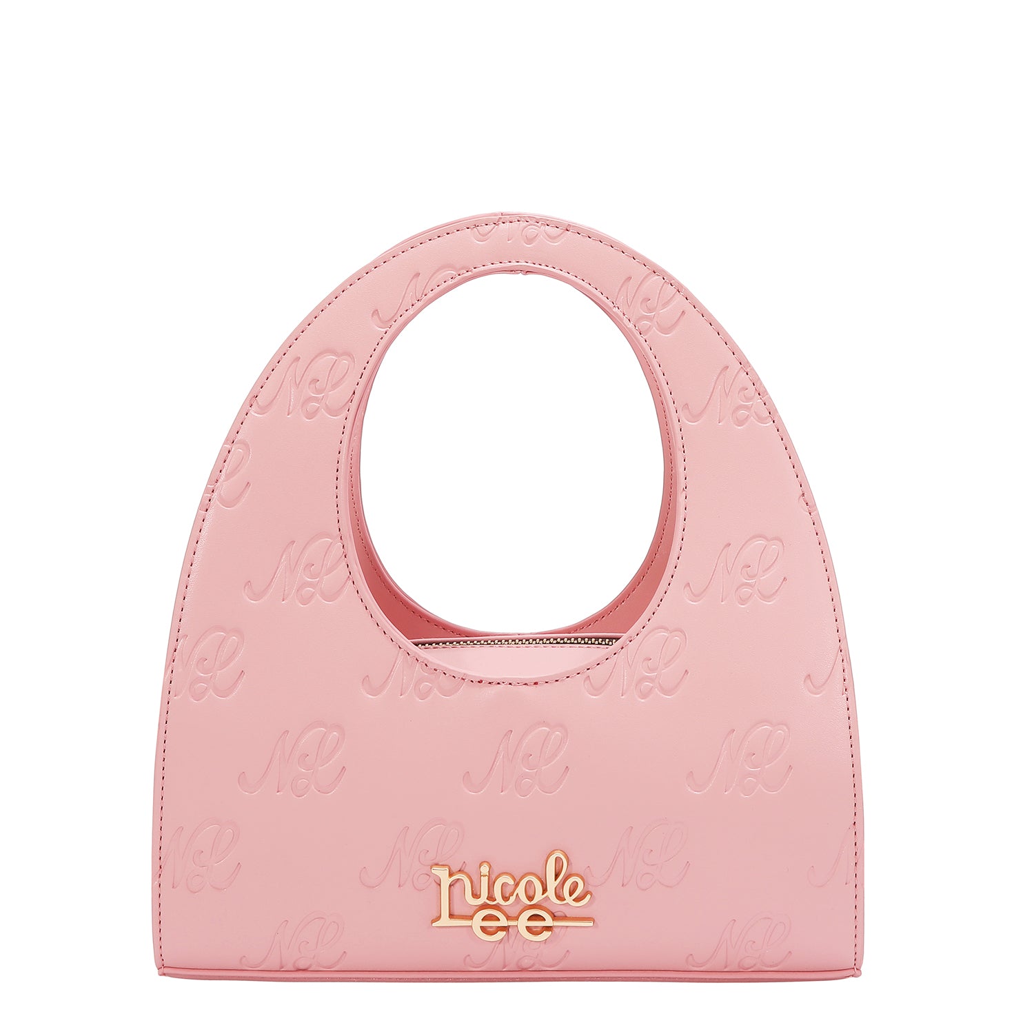 EMBOSSED NL CURVE  HANDBAG