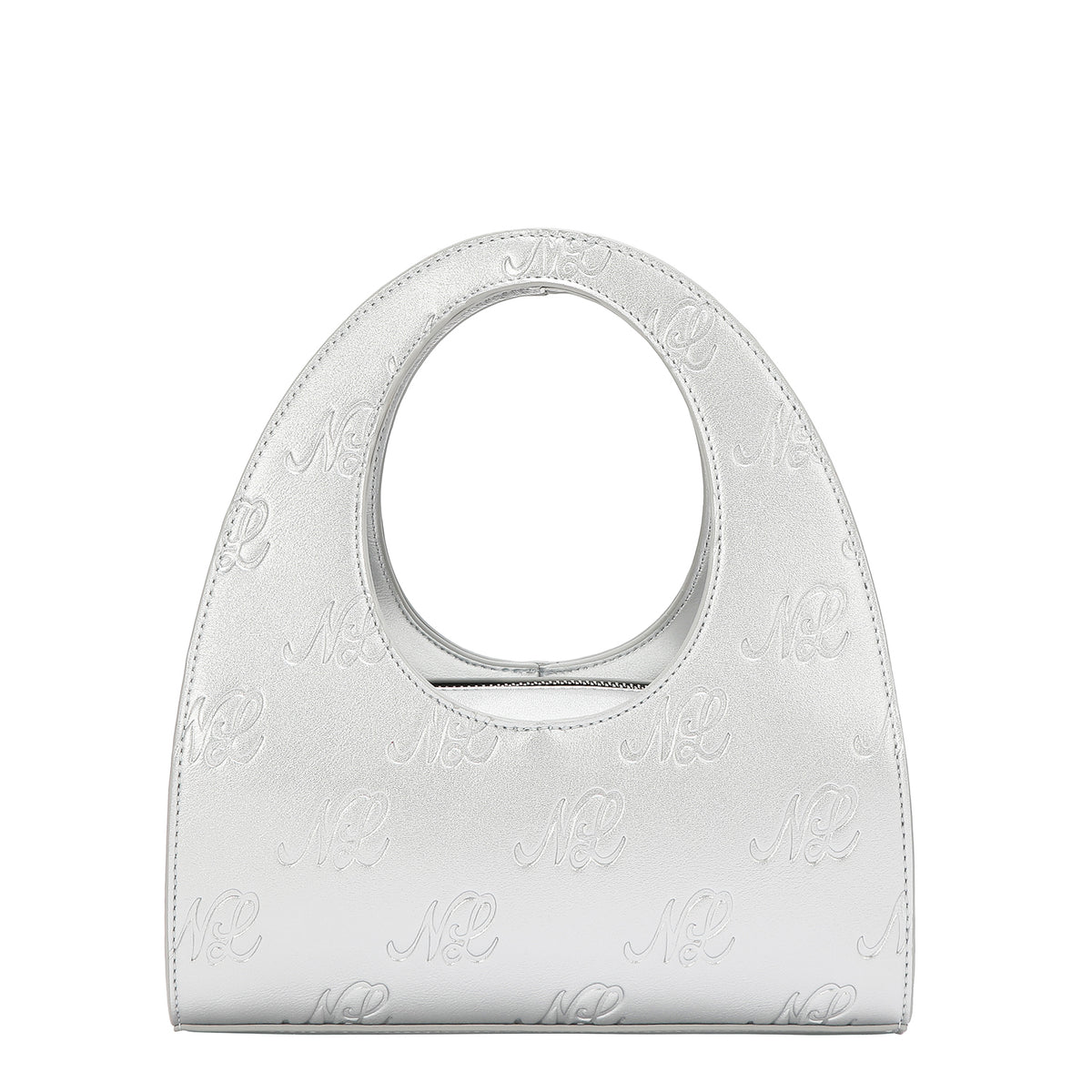 EMBOSSED NL CURVE  HANDBAG