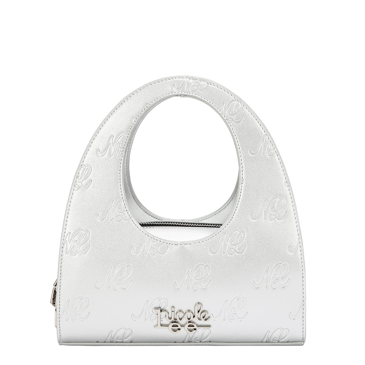 EMBOSSED NL CURVE  HANDBAG