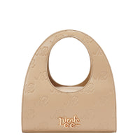 EMBOSSED NL CURVE  HANDBAG