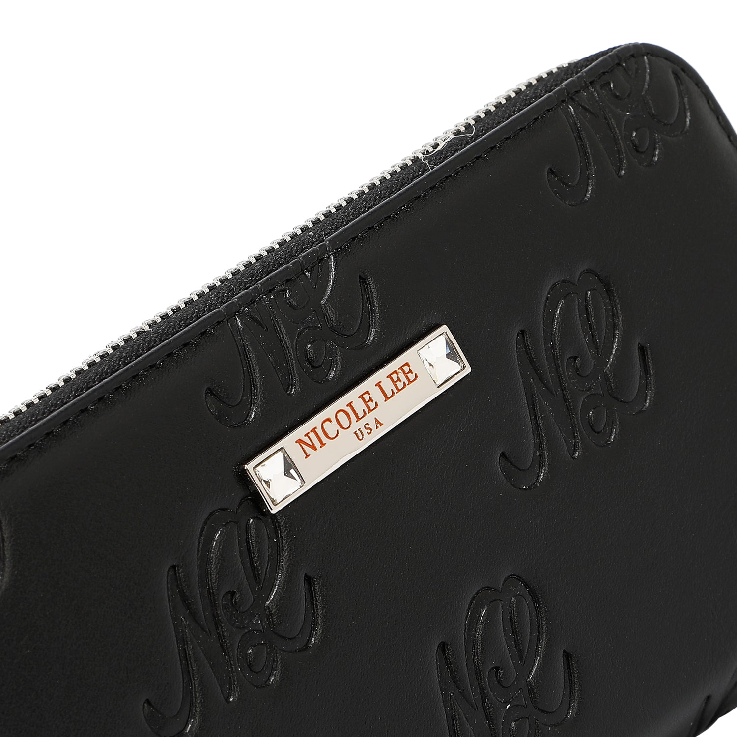 EMBOSSED NL CURVE WALLET