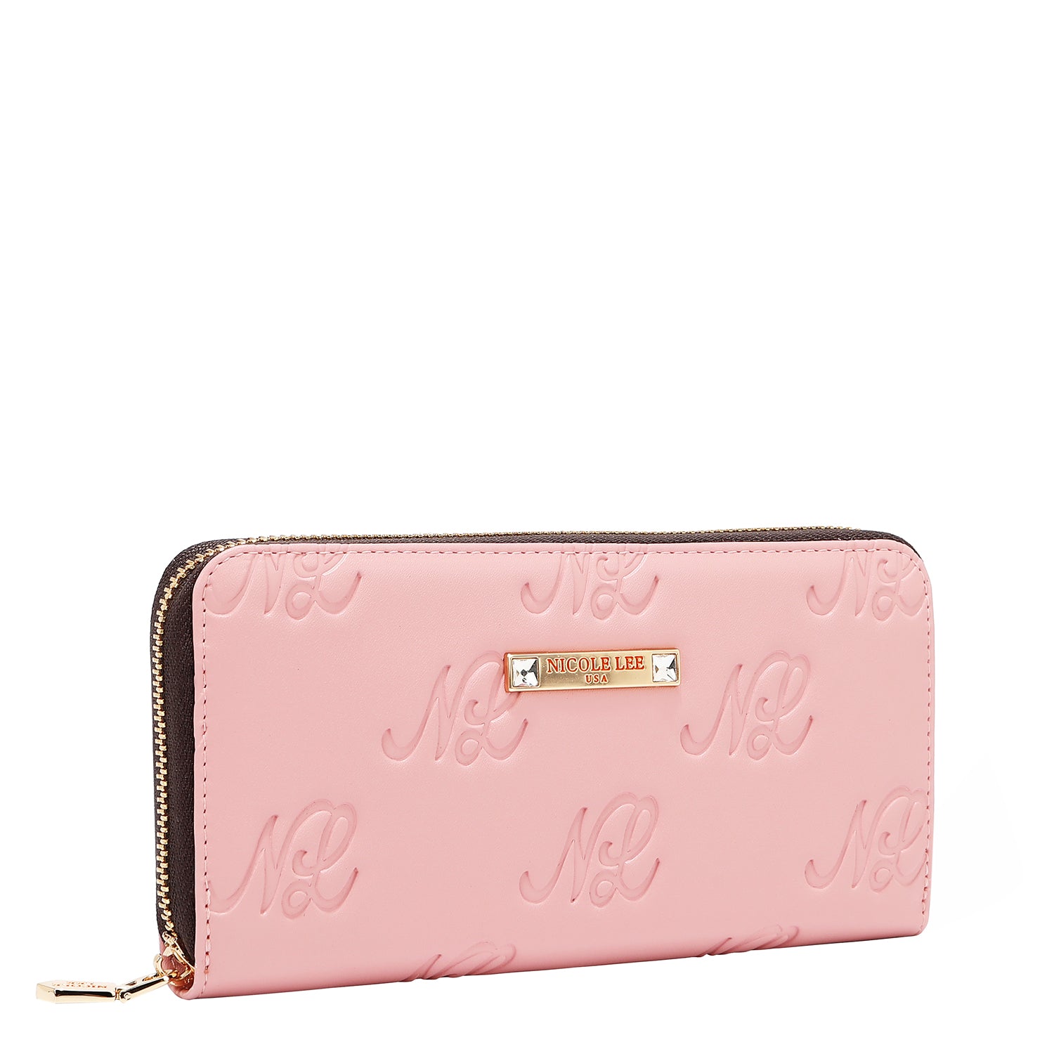 EMBOSSED NL CURVE WALLET