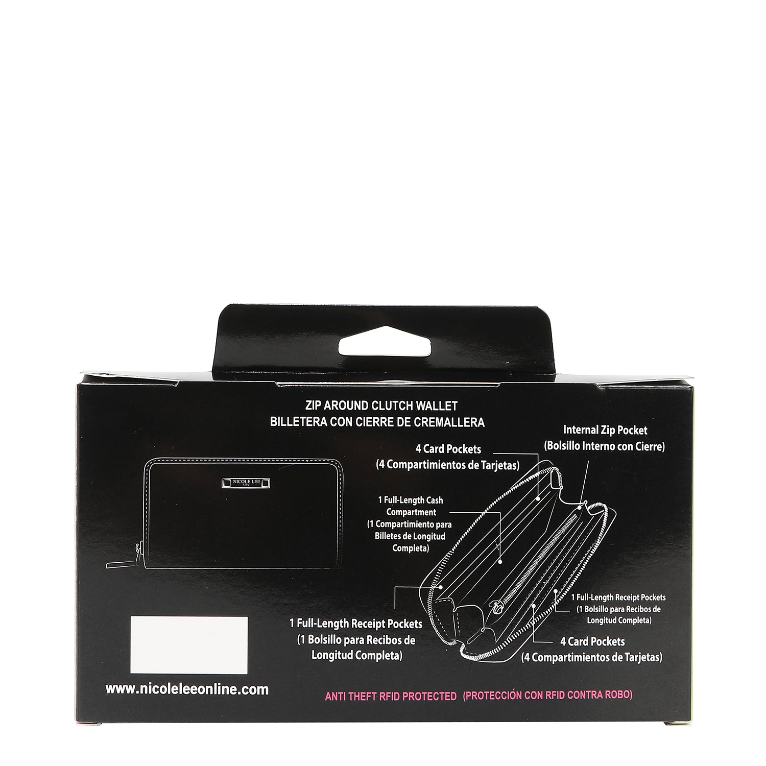 EMBOSSED NL CURVE WALLET