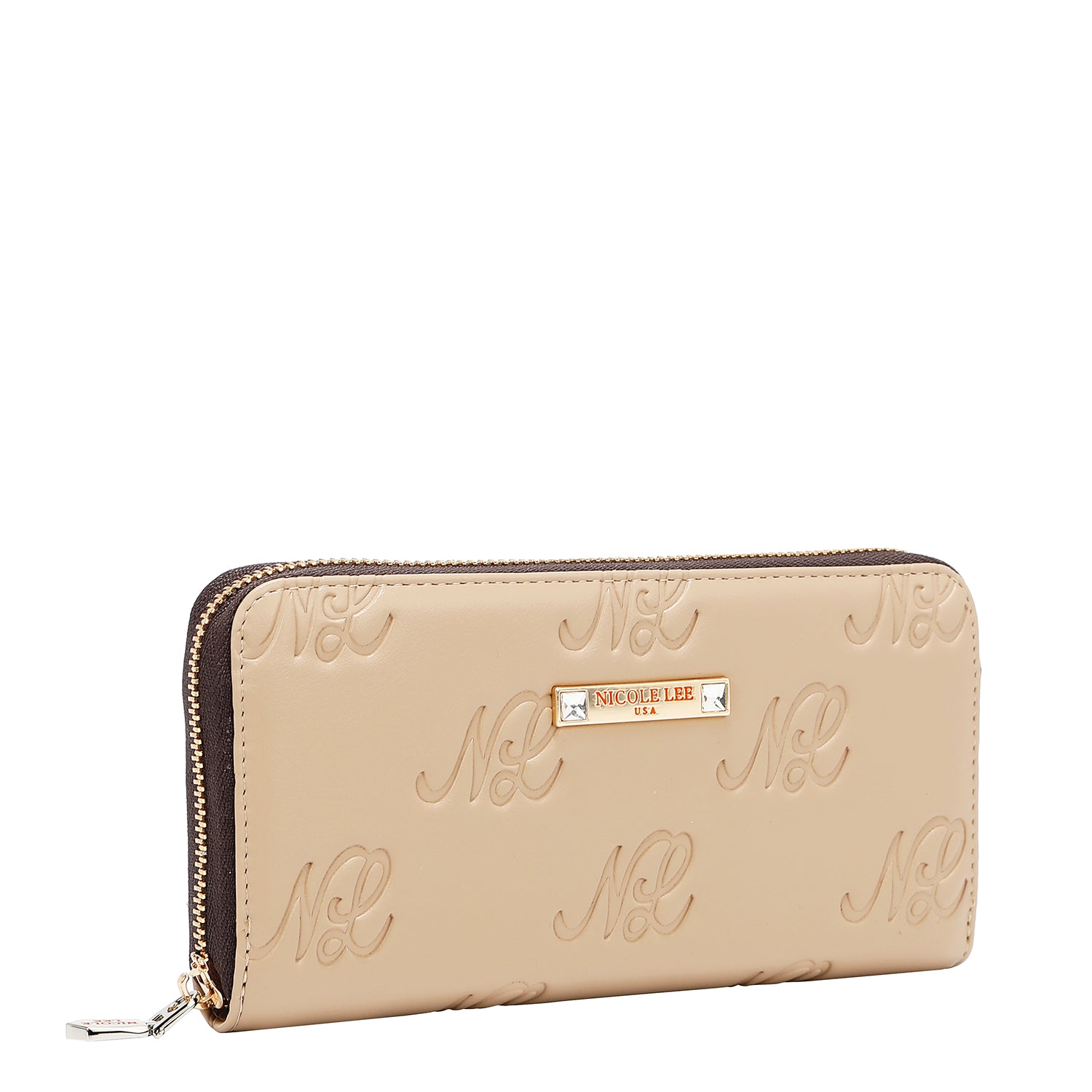 EMBOSSED NL CURVE WALLET