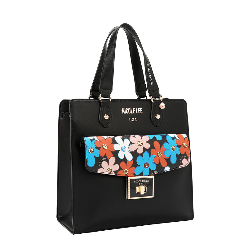 FLORAL POP TOTE BAG