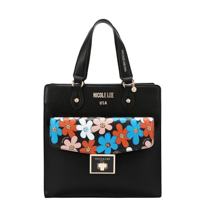 FLORAL POP TOTE BAG