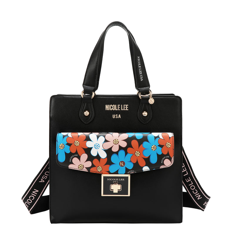 FLORAL POP TOTE BAG