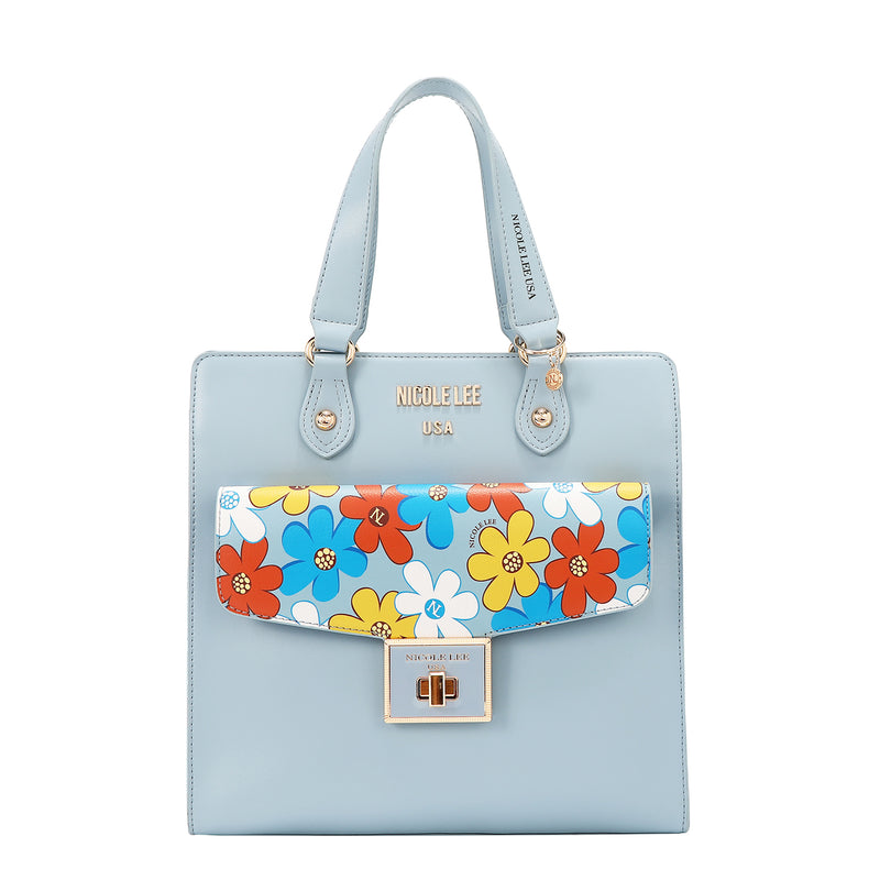FLORAL POP TOTE BAG