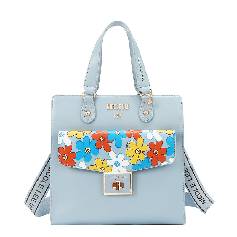 FLORAL POP TOTE BAG