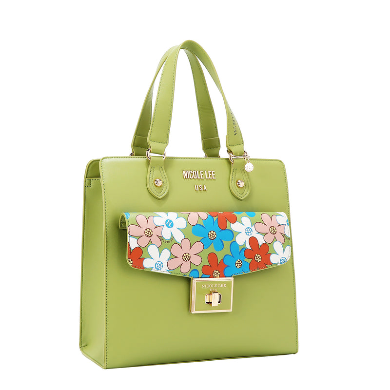 FLORAL POP TOTE BAG