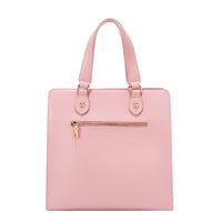 Back View of the Floral Pop Tote Bag in color pink.