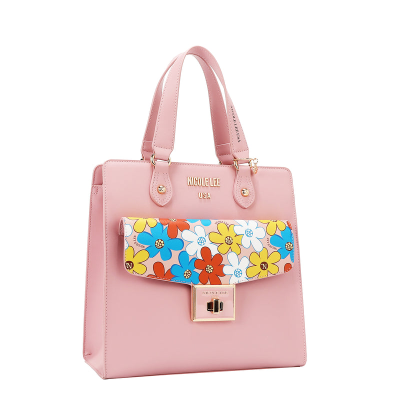 FLORAL POP TOTE BAG