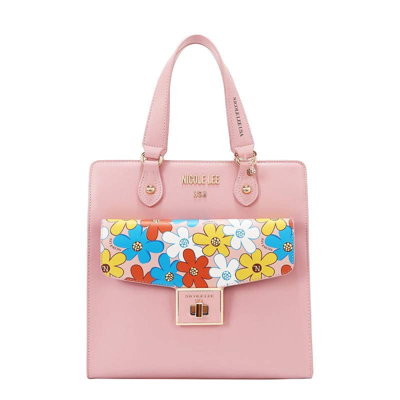 FLORAL POP TOTE BAG