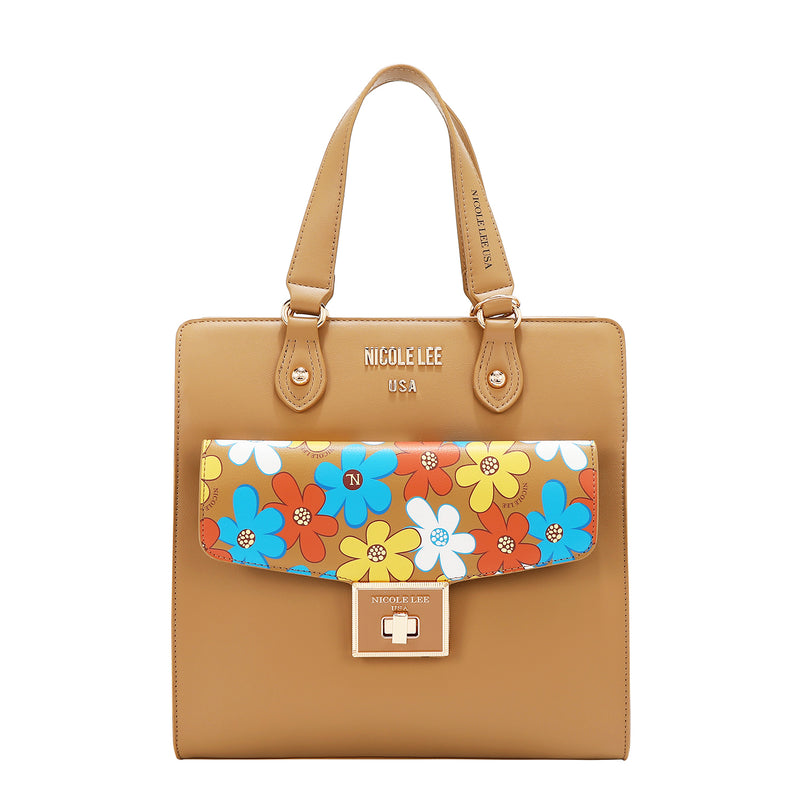 FLORAL POP TOTE BAG