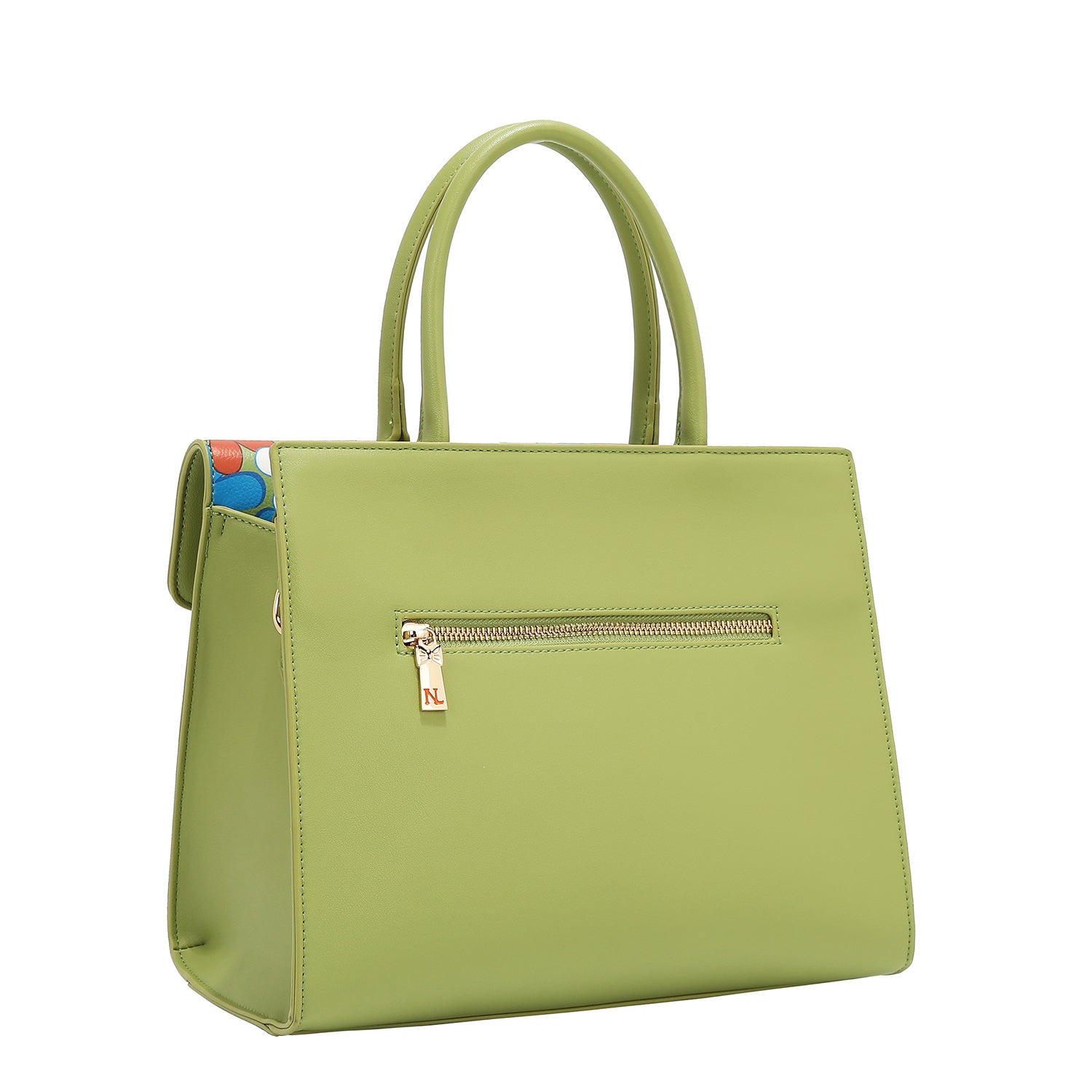 FLORAL POP SATCHEL BAG