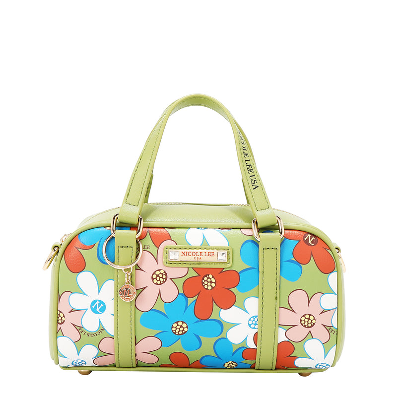 FLORAL POP MINI BOSTON BAG