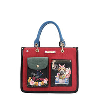 FAMILY YEARBOOK STRUCTURED HANDBAG