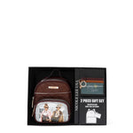 2 PIECE GIFT SET (Mini Backpack + Card Holder)