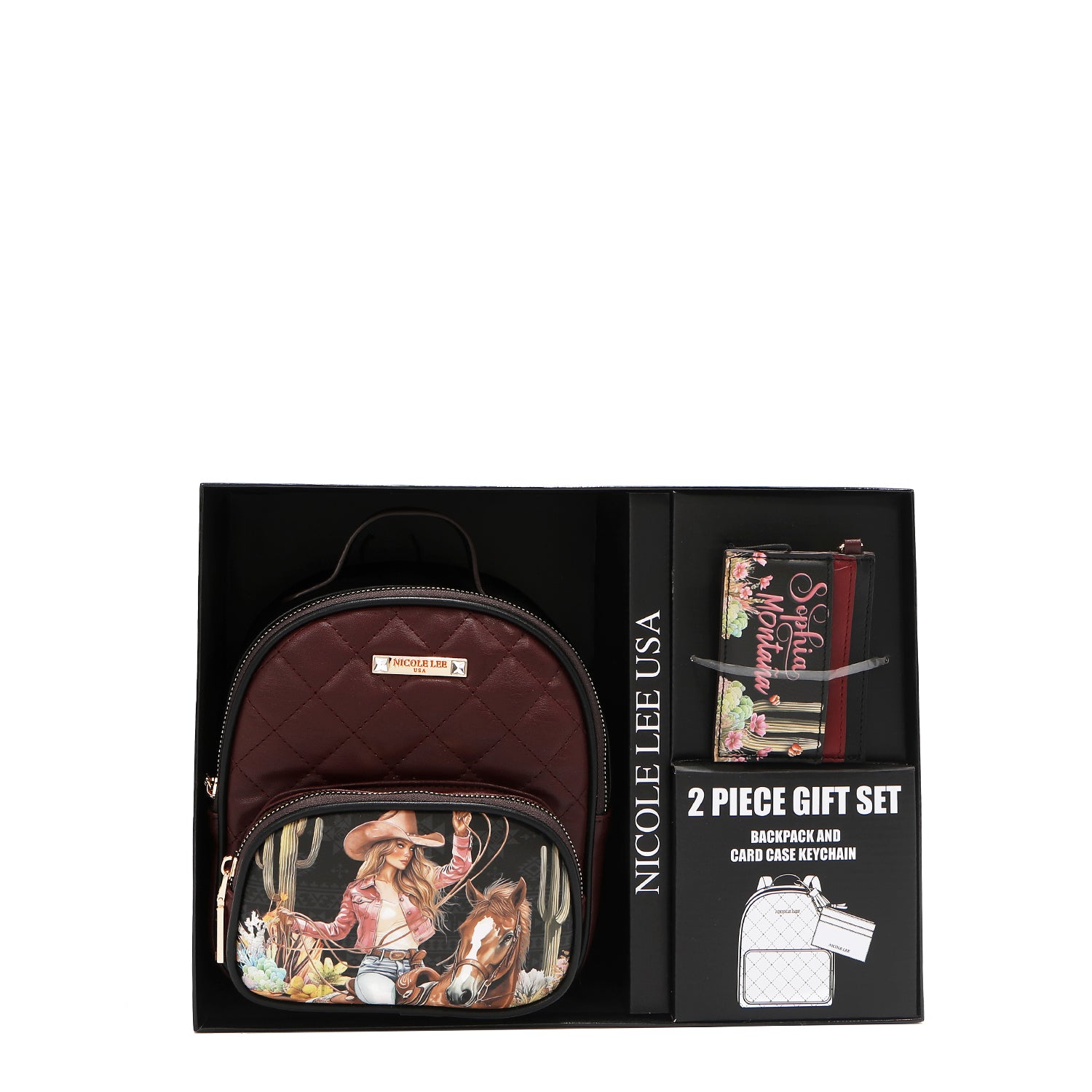 2 PIECE GIFT SET (Mini Backpack + Card Holder)