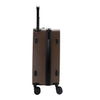 20" RIBBED CARRY-ON SUITCASE