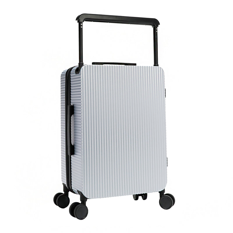 20" RIBBED CARRY-ON SUITCASE