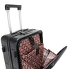 20" STRIPE CARRY-ON SUITCASE