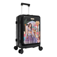 20" STRIPE CARRY-ON SUITCASE