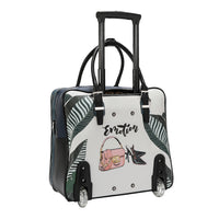 SQUARE ROLLING TRAVEL TOTE