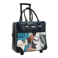 SQUARE ROLLING TRAVEL TOTE