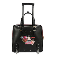 SQUARE ROLLING TRAVEL TOTE