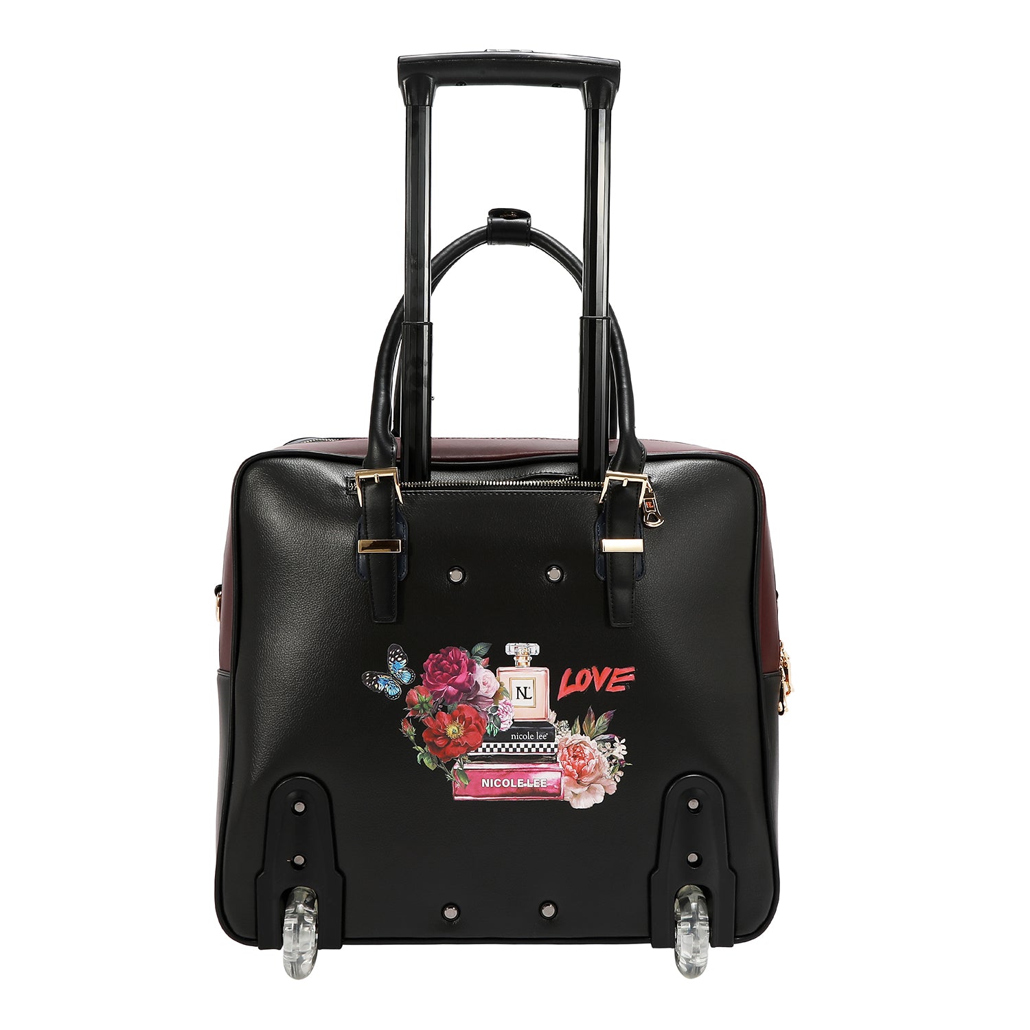 SQUARE ROLLING TRAVEL TOTE