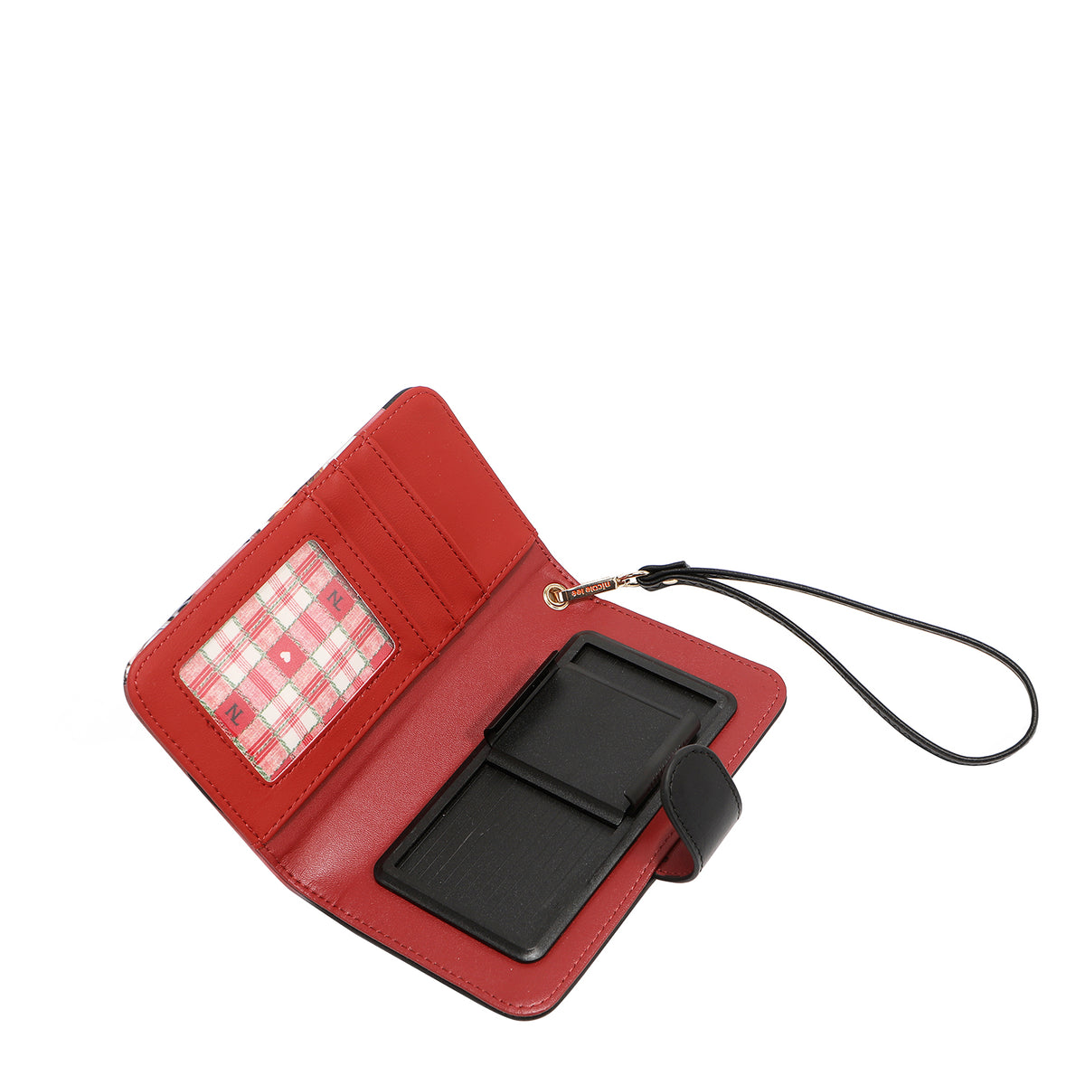 NL SIGNATURE PHONE CASE AND WALLET WRISTLET