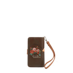 NL SIGNATURE PHONE CASE AND WALLET WRISTLET