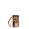 NL SIGNATURE PHONE CASE AND WALLET WRISTLET