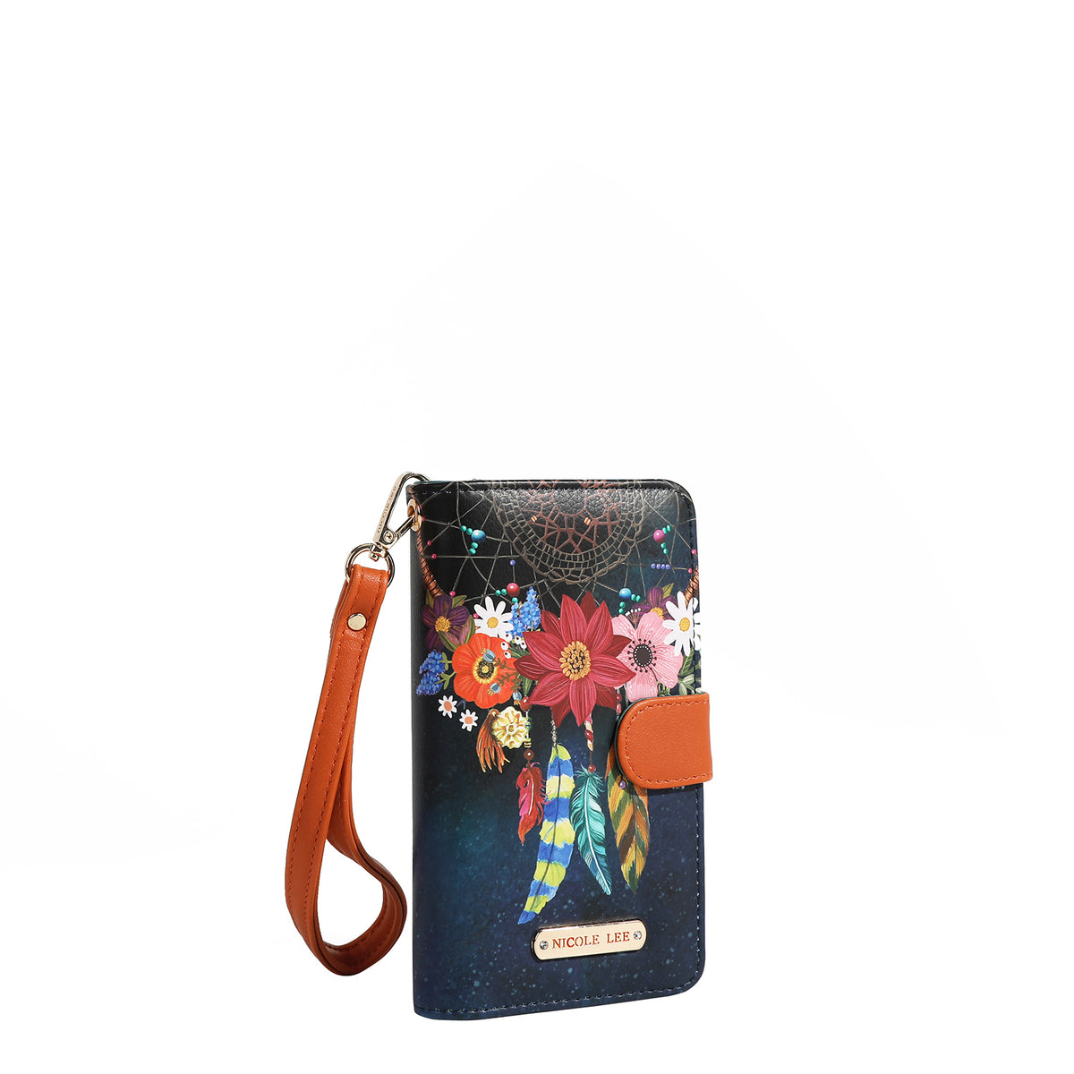 NL SIGNATURE PHONE CASE AND WALLET WRISTLET