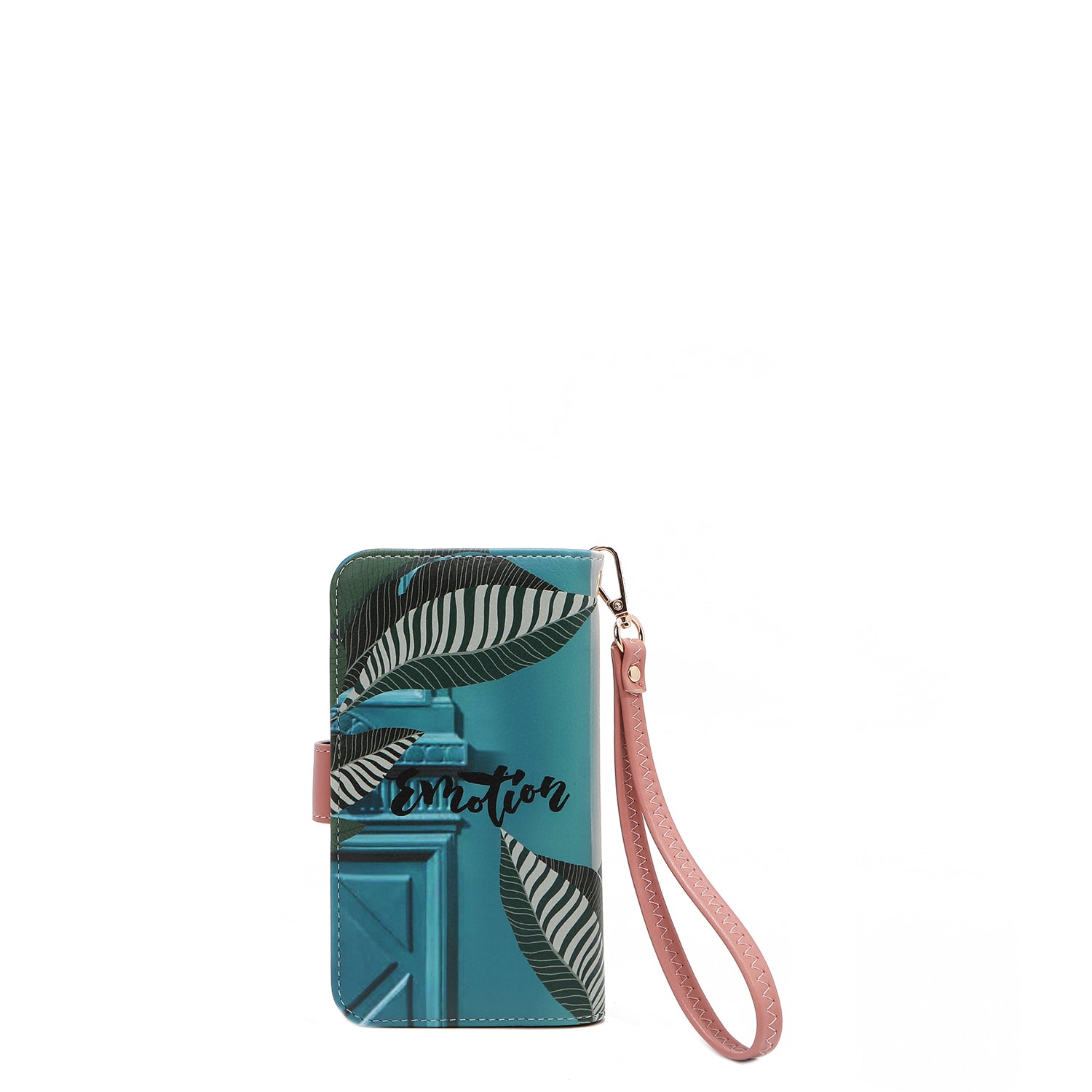 NL SIGNATURE PHONE CASE AND WALLET WRISTLET