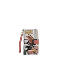 NL SIGNATURE PHONE CASE AND WALLET WRISTLET