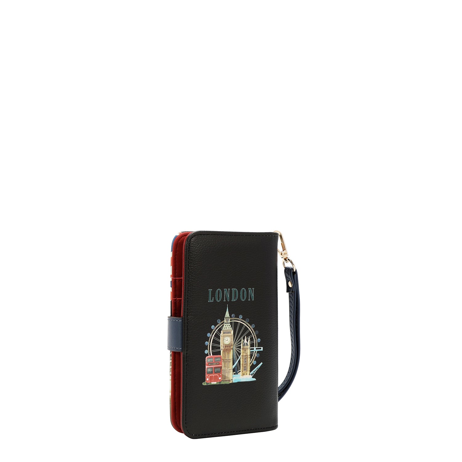 NL SIGNATURE PHONE CASE AND WALLET WRISTLET
