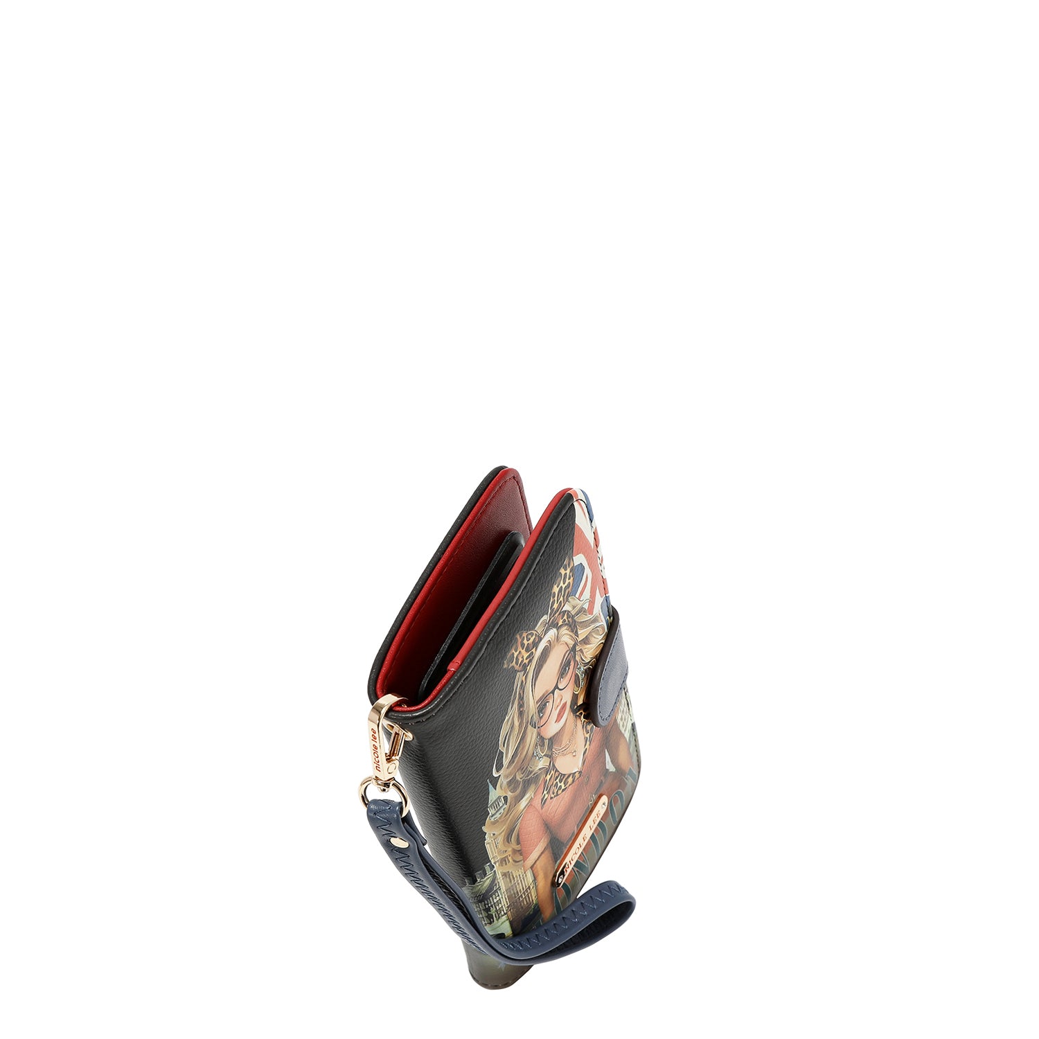 NL SIGNATURE PHONE CASE AND WALLET WRISTLET