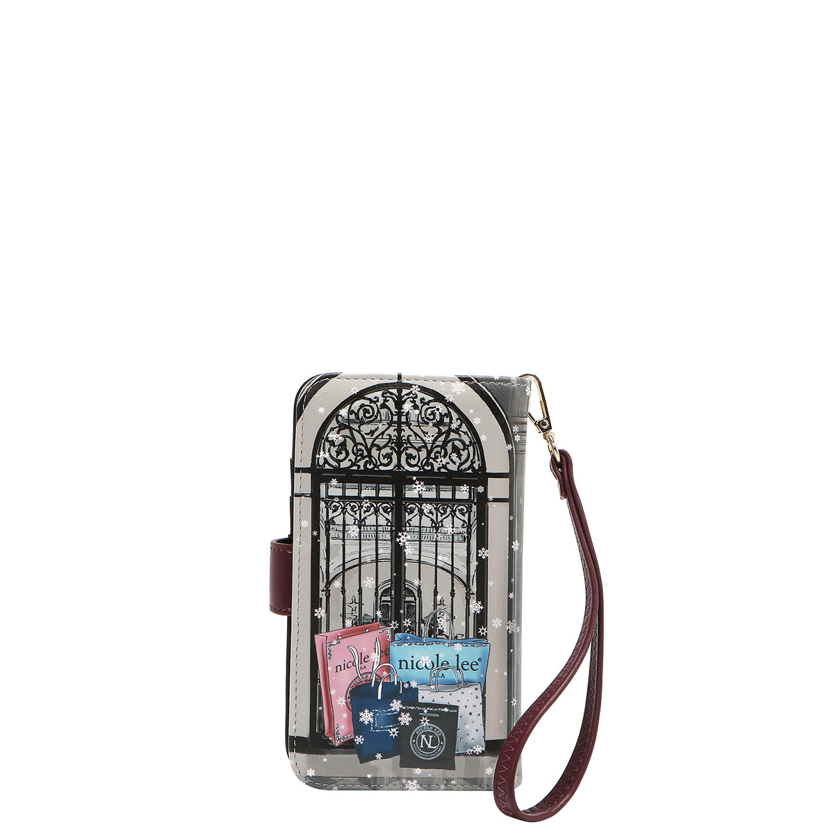 NL SIGNATURE PHONE CASE AND WALLET WRISTLET