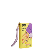 NL SIGNATURE PHONE CASE AND WALLET WRISTLET